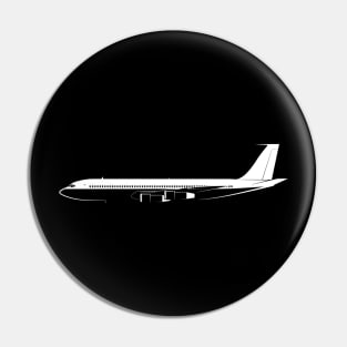 Boeing 707-320C Silhouette Pin