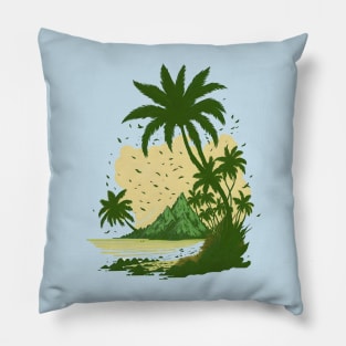 Beachside atmosphere Pillow