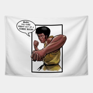 Jim Kelly Comic Tapestry