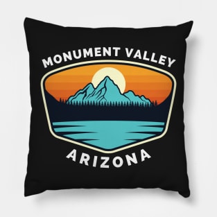 Monument Valley Ski Snowboard Mountain Arizona Monument - Monument Valley Arizona - Travel Pillow