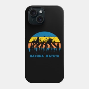 Hakuna Matata Retro Phone Case