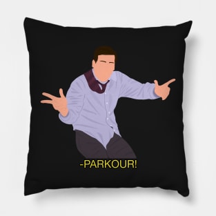 Office Michael Scott Parkour Meme Fan Art Pillow