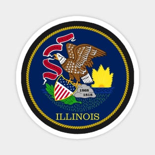 Illinois Coat of Arms Magnet