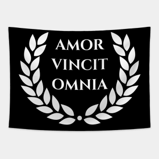 Amor Vincit Omnia - Love Conquers All Tapestry