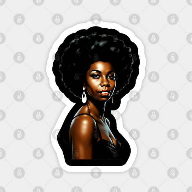 Nina Simone - Legend Magnet by UrbanLifeApparel