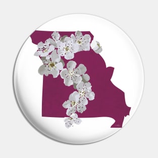 Missouri Hawthorn Pin