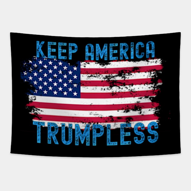 Keep America Trumpless ny -Trump Tapestry by lam-san-dan