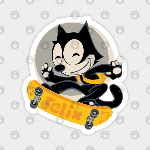 Flippin' Felix Magnet by majanation