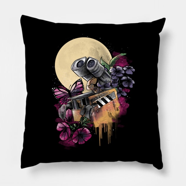 Moonlight Wall-e Pillow by Fan.Fabio_TEE