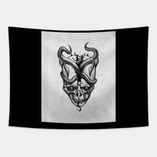 skull opener Tapestry