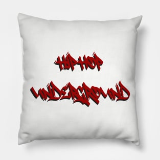 tag de graffiti hip hop underground Pillow