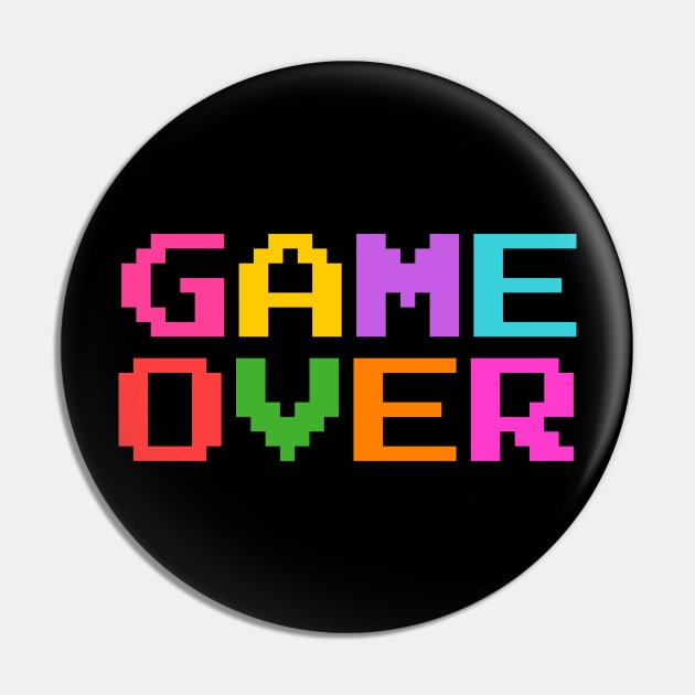 Game Over Pin by maryamazhar7654