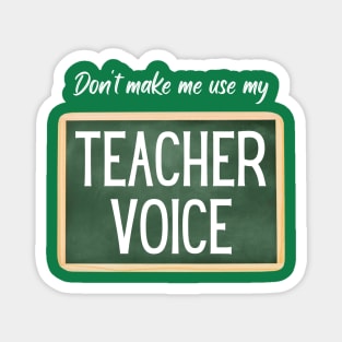 Teacher Voice Magnet