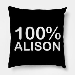 Alison name fathers day gifts from wife and daughter. Pillow