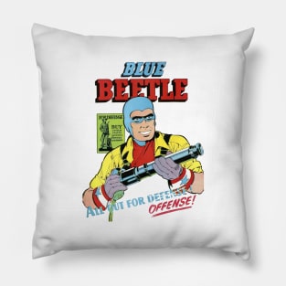 Blue Beetle : All Out For Offense, Not Defense! Pillow