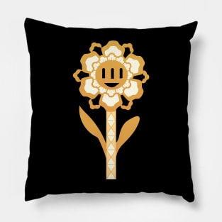 Flower Power Smile Pillow