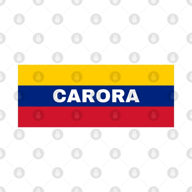 Carora City in Venezuelan Flag Colors by aybe7elf