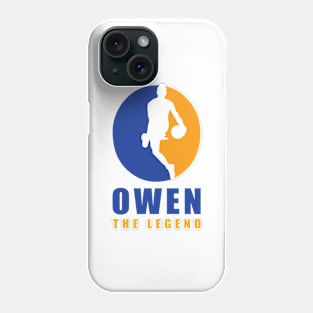 Owen Custom Player Basketball Your Name The Legend Phone Case