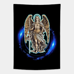 Saint Michael Archangel Tapestry