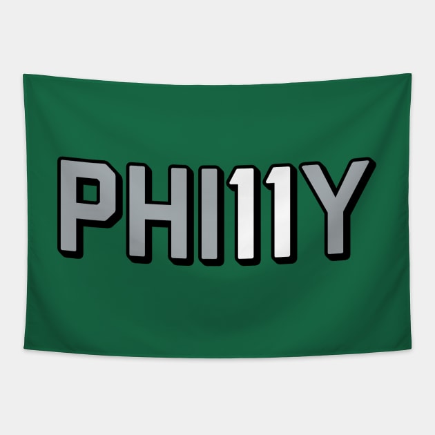 PHI11Y - Green Tapestry by KFig21