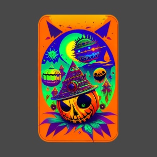 Retro Future Pumpkin - Halloween 2023 T-Shirt