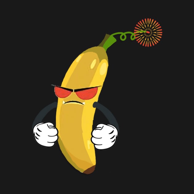 Angry Banana Tshirt by  Chirido_Bin