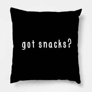 Got snacks? Pillow