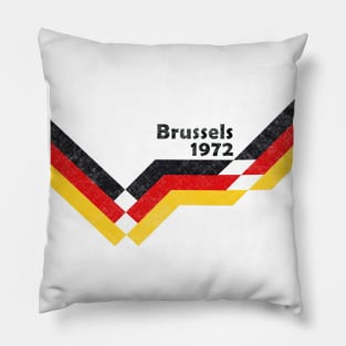 BRUSSELS 1972 - RETRO MEISTER Pillow