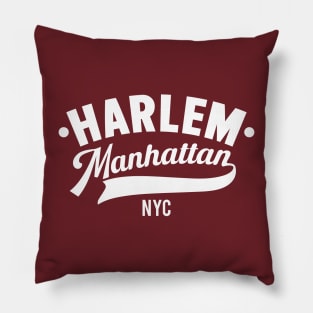 Harlem Logo - Manhattan, New York Pillow