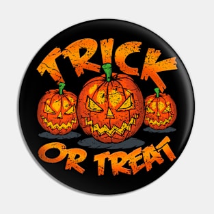 Halloween Trick or Treat Pumpkins Pin