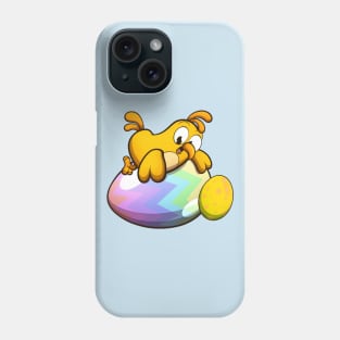 Cute Little Easter Chick With Easter Eggs Phone Case