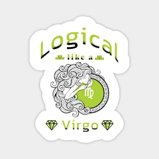 Zodiac attributes: Virgo white Magnet