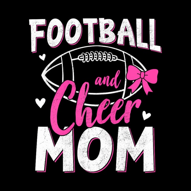 Funny Cheerleading Mom Football and Cheer Mom by mccloysitarh