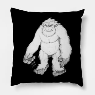 Abominable Snowman Pillow