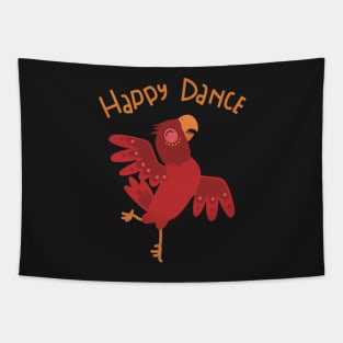 Happy Dance, parrot dancing Tapestry