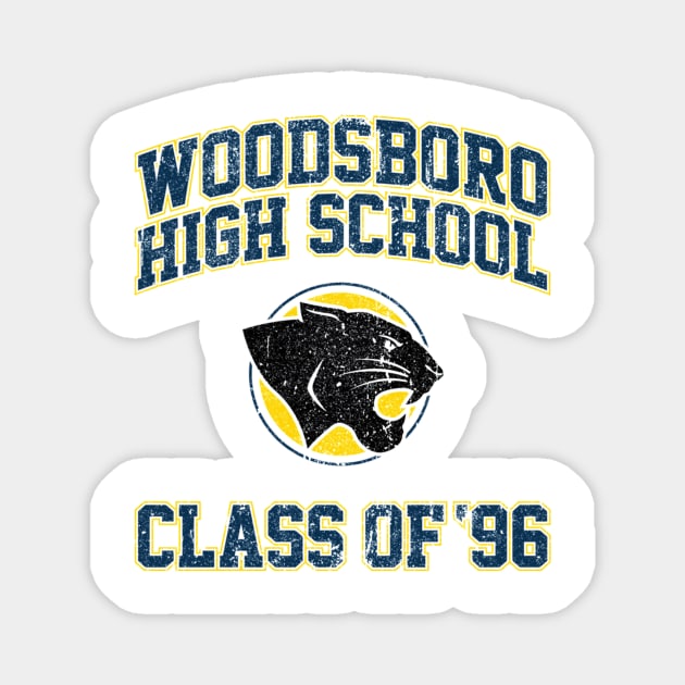 Woodsboro High School Class of 96 (Variant II) Magnet by SalenyGraphicc