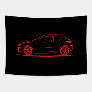 Peugeot 206 Red Tapestry