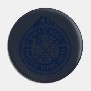 Mines of Moria Dwarven Mining Union Pin