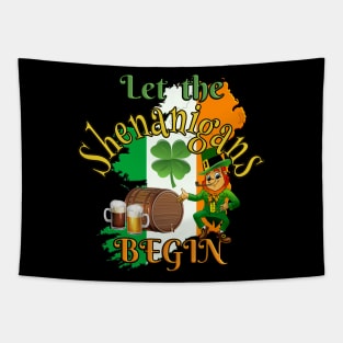 Let The Shenanigans Begin St. Patrick’s Tapestry