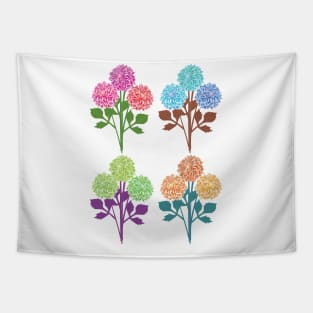 Dahlia Party Tapestry