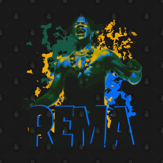 Nigerian Rapper Rema by sahiliart06