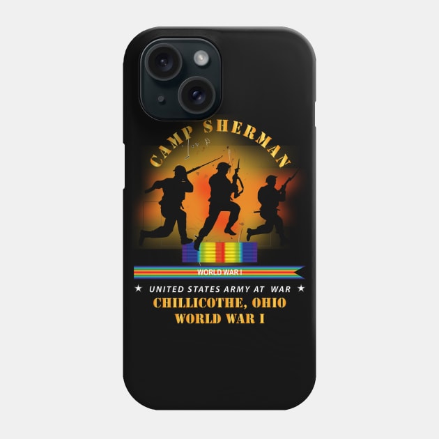 Camp Sherman, OH  w  WWI Soldiers Training - WWI X 300 Phone Case by twix123844