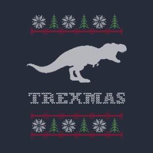 T-Rex Christmas Ugly Sweater T-Shirt