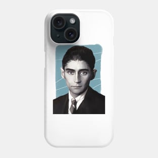 Novelist Franz Kafka illustration Phone Case