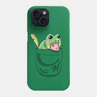 Hog in a Frog in a Pocket Phone Case