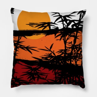 Bamboo plants Pillow