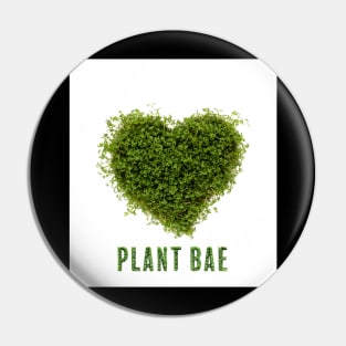 Green Plant Heart-Plant Bae Graphic Tee Pin