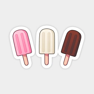 Neapolitan popsicles Magnet