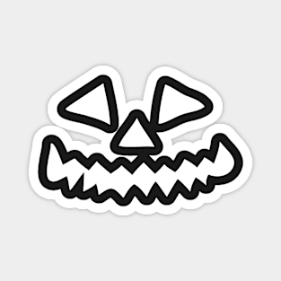 Halloween Pumpkin Face (Halloween costume) Magnet