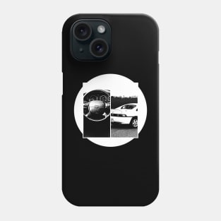 TOYOTA MR2 MK2 Black 'N White 5 (Black Version) Phone Case